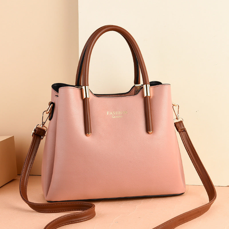 Fashion Women's PU Leather Bucket Handbag - Kim’s Signature Beauty & Accessories