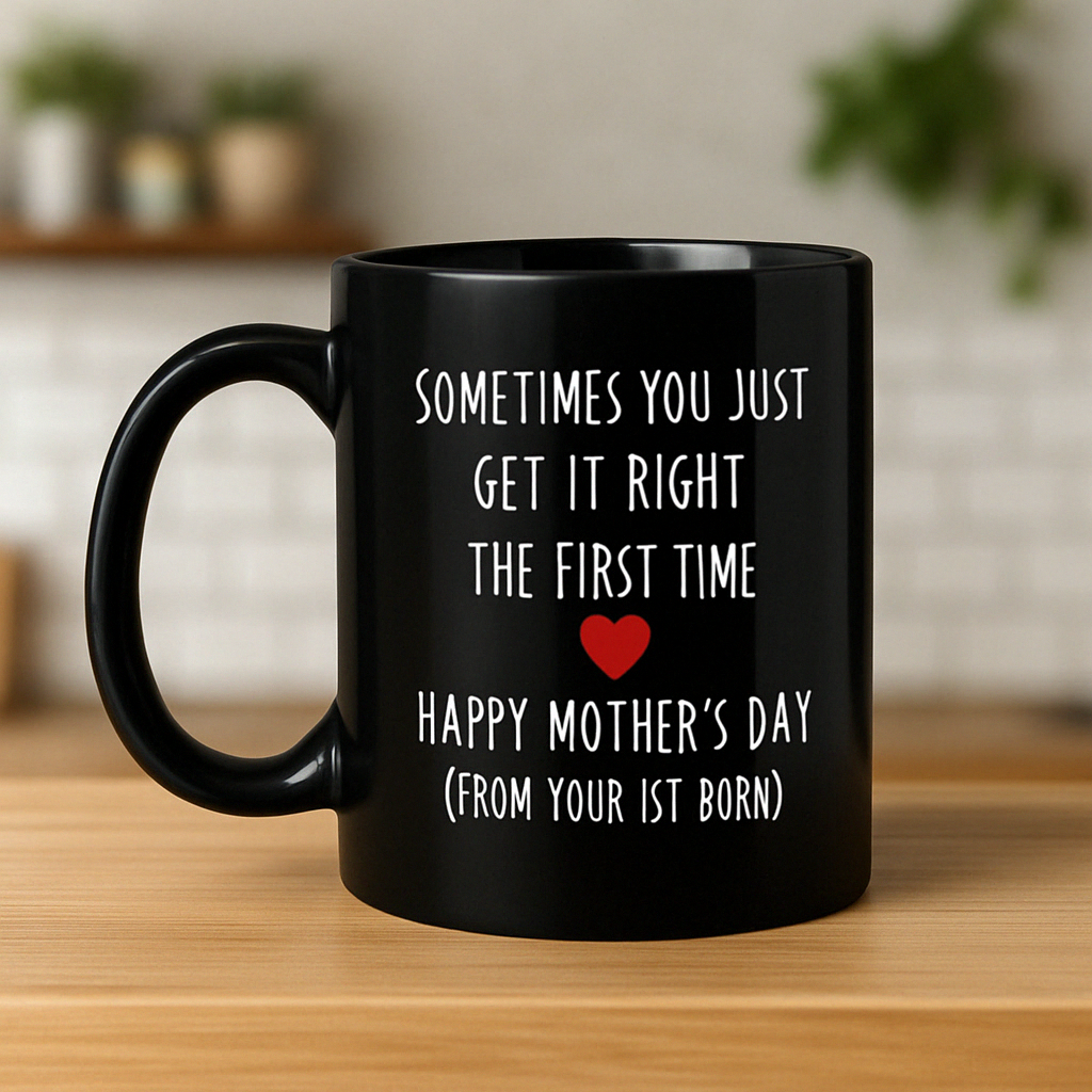 From your Firstborn Mother's Day Mug – You Got It Right the First Time - Kim’s Signature Beauty & Accessories