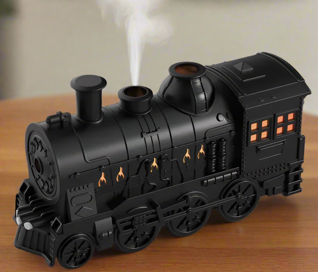Train-Shaped Ultrasonic Diffuser – Aromatherapy Humidifier w/LED Light - Kim’s Signature Beauty & Accessories