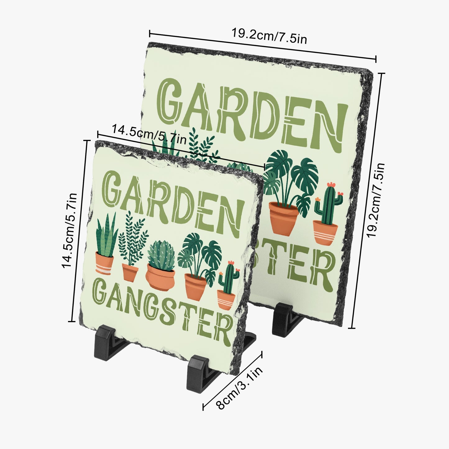 Garden Gangster Succulent Plant Plaque - Kim’s Signature Beauty & Accessories