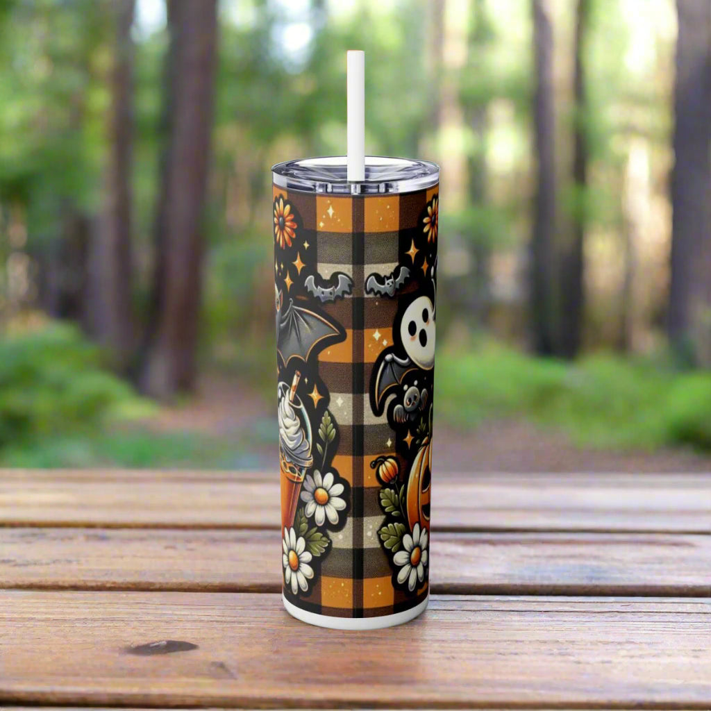 Ghost in Beanie Halloween Tumbler, 20oz - Kim’s Signature Beauty & Accessories