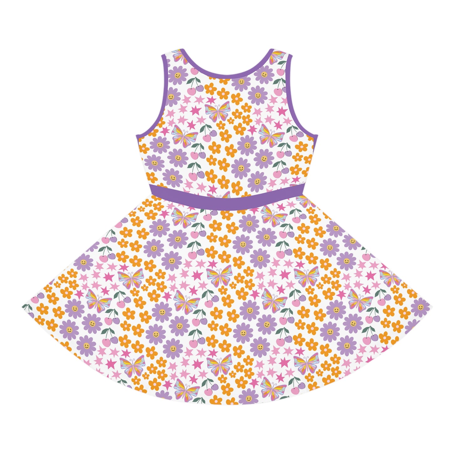 π Girls' Floral Sleeveless Sundress - Kimβs Signature Beauty & Accessories