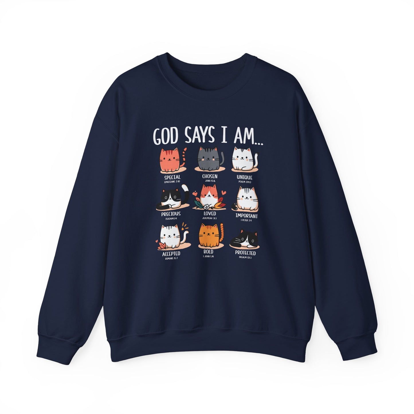 God says I am… inspirational sweatshirt - Kim’s Signature Beauty & Accessories