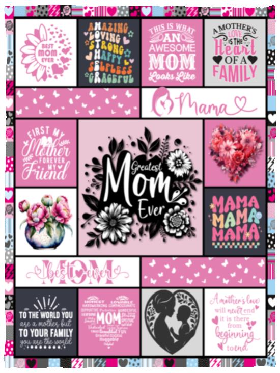 Greatest Mom Ever Blanket - Kim’s Signature Beauty & Accessories