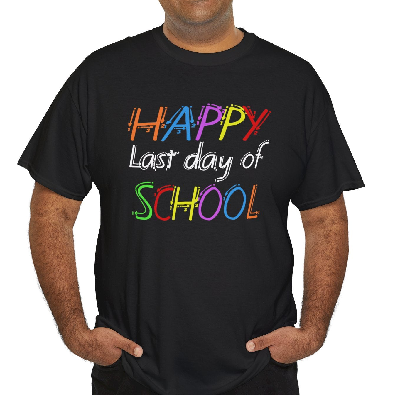 Happy Last Day of School | Unisex Cotton Tee - Kim’s Signature Beauty & Accessories