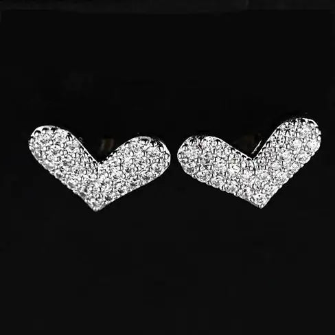 Heart Beats The Pave Heart Earrings - Kim’s Signature Beauty & Accessories