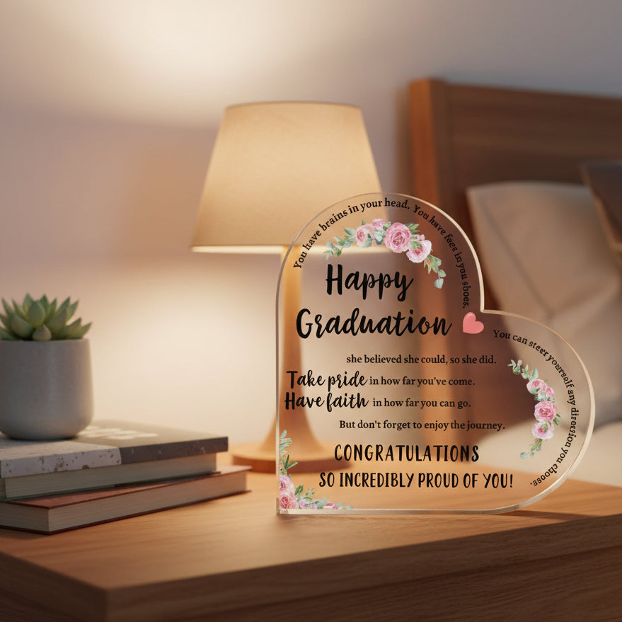 Heartfelt Graduation Inspiration: Acrylic Plaque - Kim’s Signature Beauty & Accessories