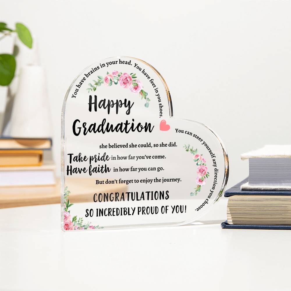 Heartfelt Graduation Inspiration: Acrylic Plaque - Kim’s Signature Beauty & Accessories