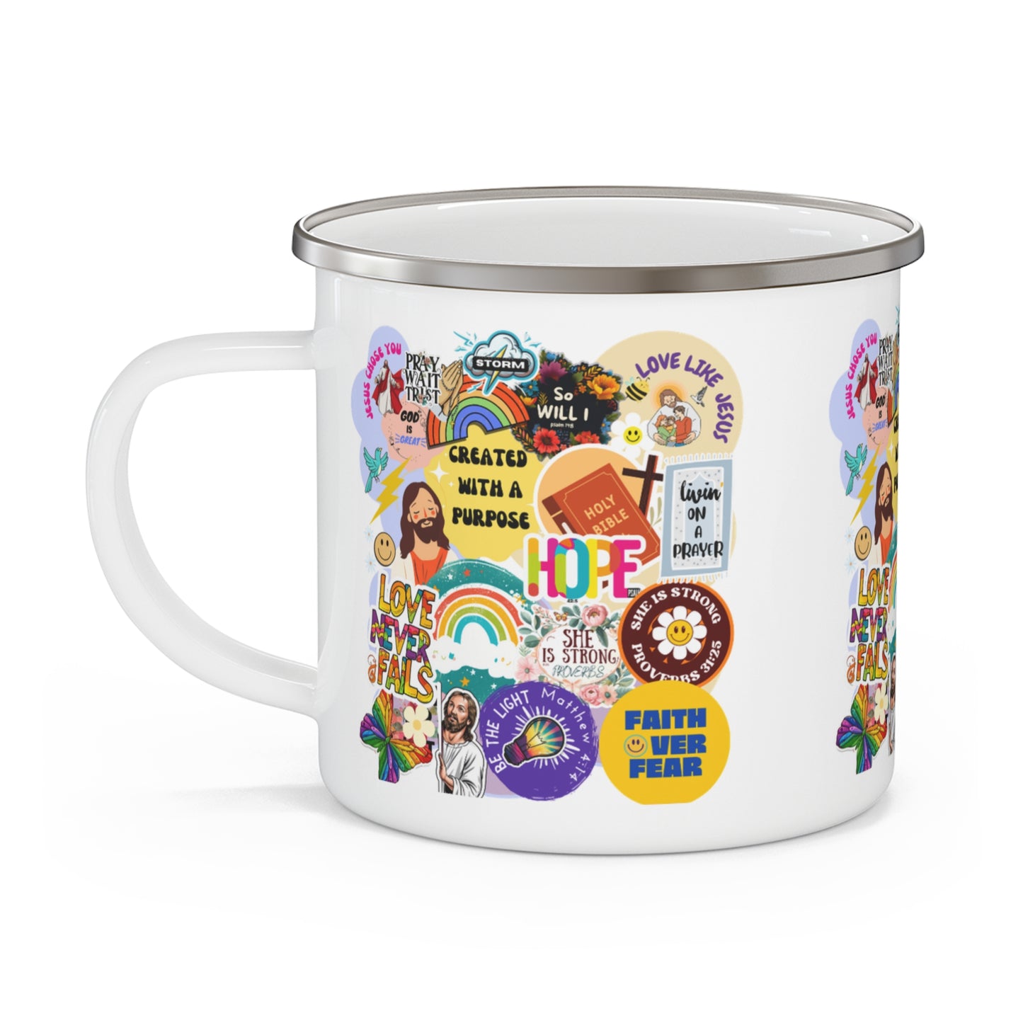 Hope Enamel Camping Mug - Kim’s Signature Beauty & Accessories