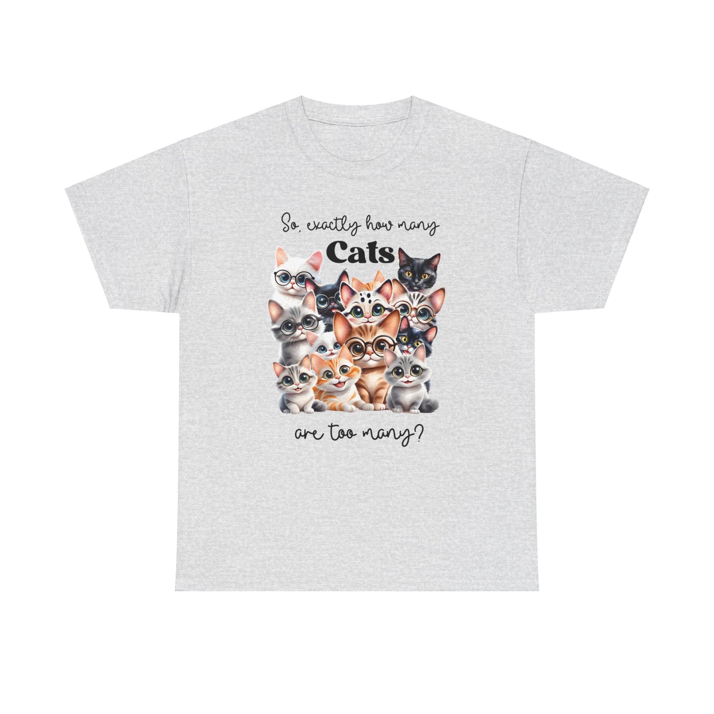 How many is too many Cats Tee - Kim’s Signature Beauty & Accessories
