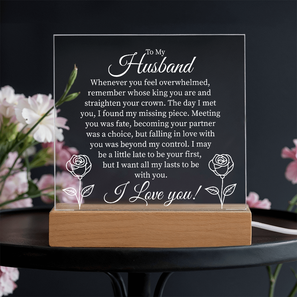 Husband, I found my missing piece Acrylic Light - Kim’s Signature Beauty & Accessories
