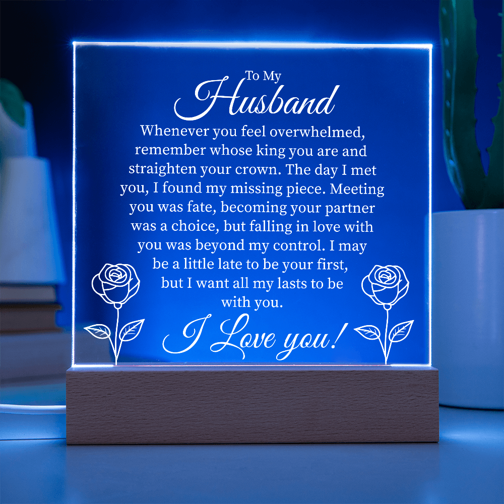 Husband, I found my missing piece Acrylic Light - Kim’s Signature Beauty & Accessories