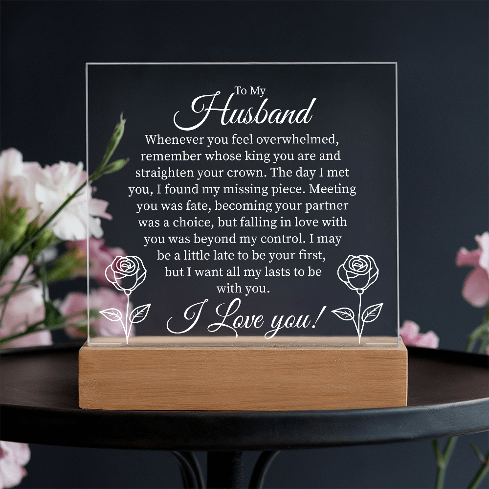 Husband, I found my missing piece Acrylic Light - Kim’s Signature Beauty & Accessories