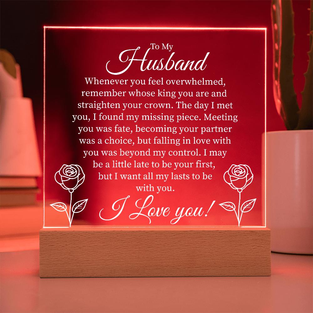Husband, I found my missing piece Acrylic Light - Kim’s Signature Beauty & Accessories
