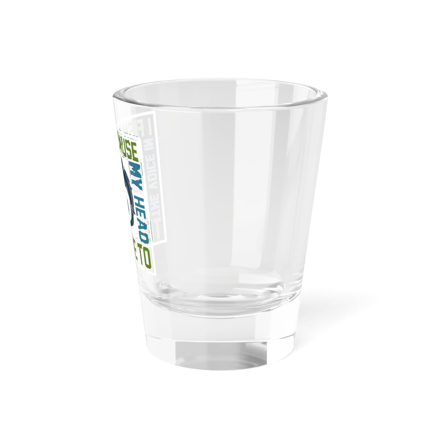 I Fish Because.. Shot Glass, 1.5oz - Kim’s Signature Beauty & Accessories