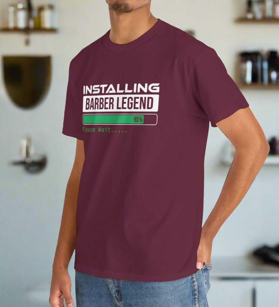 Installing Barber Legend Cotton Tee - Kim’s Signature Beauty & Accessories