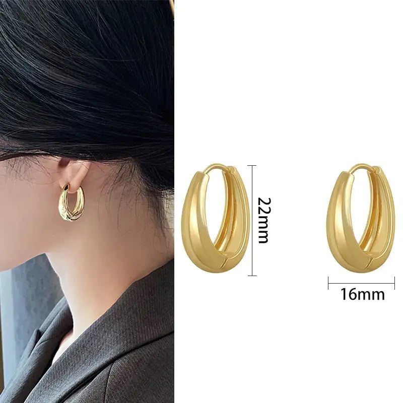 Brinco Rich Hoop Earrings - Kim’s Signature Beauty & Accessories
