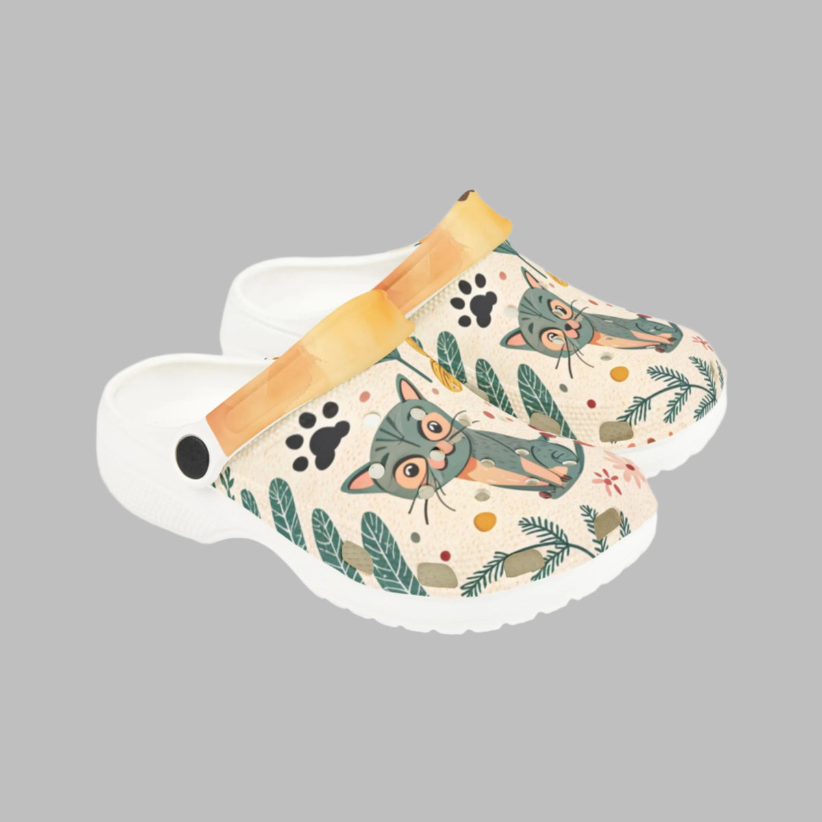 Kids' Nature-Inspired EVA Foam Clogs with Fun Cat Design - Kim’s Signature Beauty & Accessories