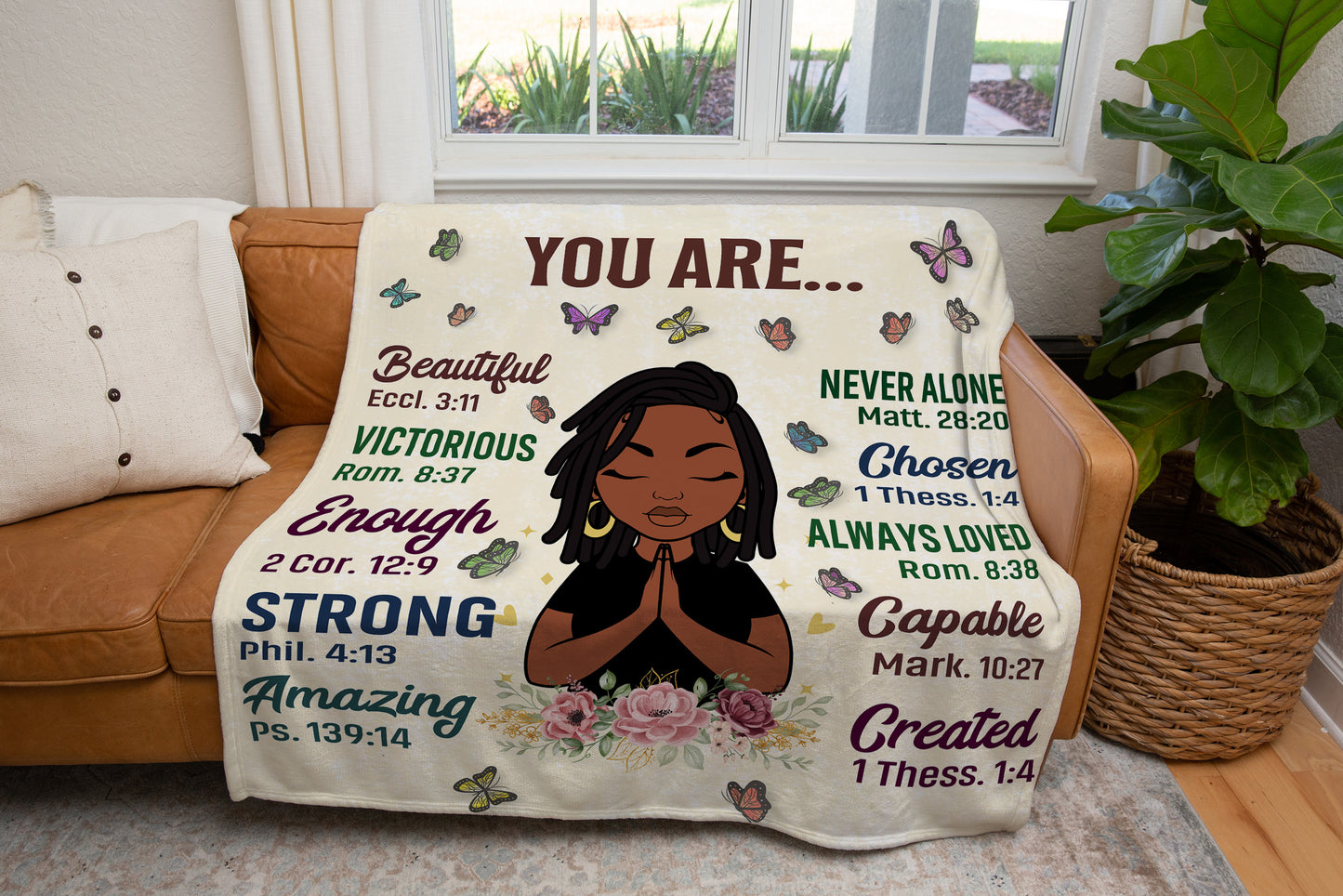 You Are | Blanket - Kim’s Signature Beauty & Accessories (Store description)