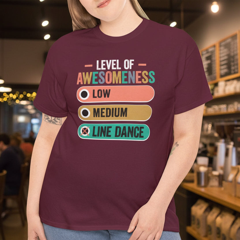 Level of Awesomeness Cotton Tee - Kim’s Signature Beauty & Accessories