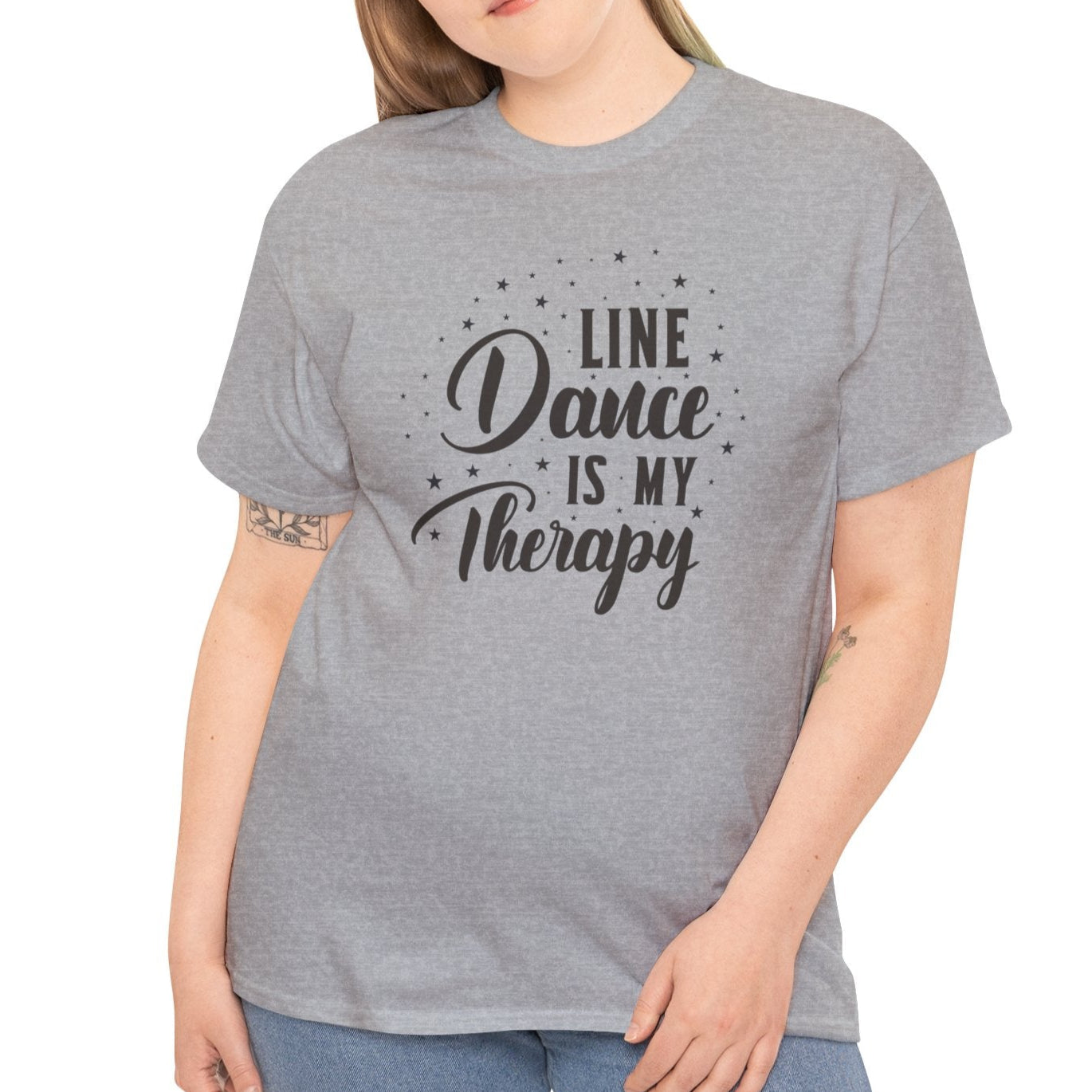 Line Dance Is My Therapy Tee – Cotton Comfort - Kim’s Signature Beauty & Accessories
