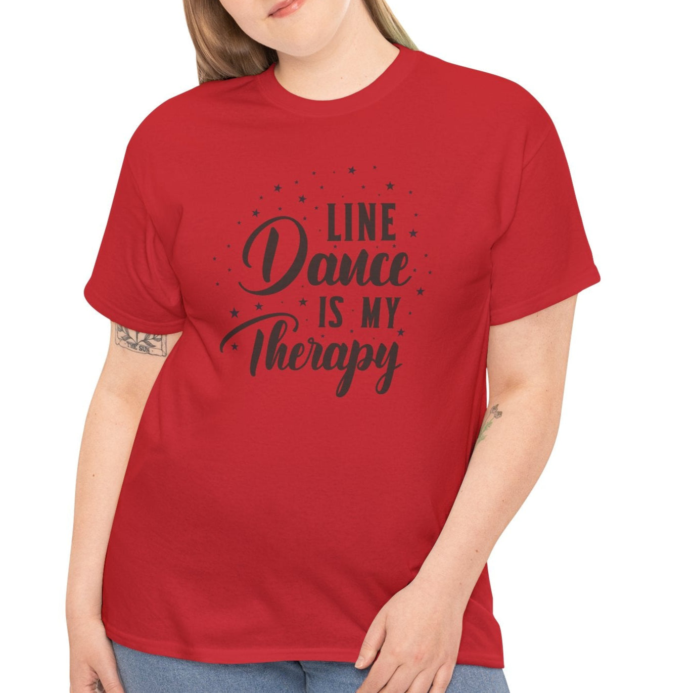 Line Dance Is My Therapy Tee – Cotton Comfort - Kim’s Signature Beauty & Accessories