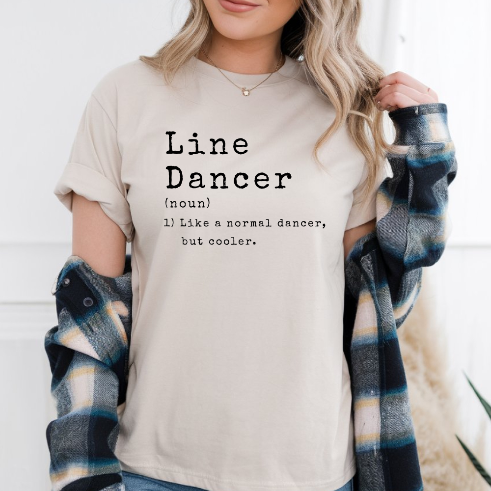 Personalized Line Dancer Tee – Funny Dance Shirt - Kim’s Signature Beauty & Accessories (Store description)