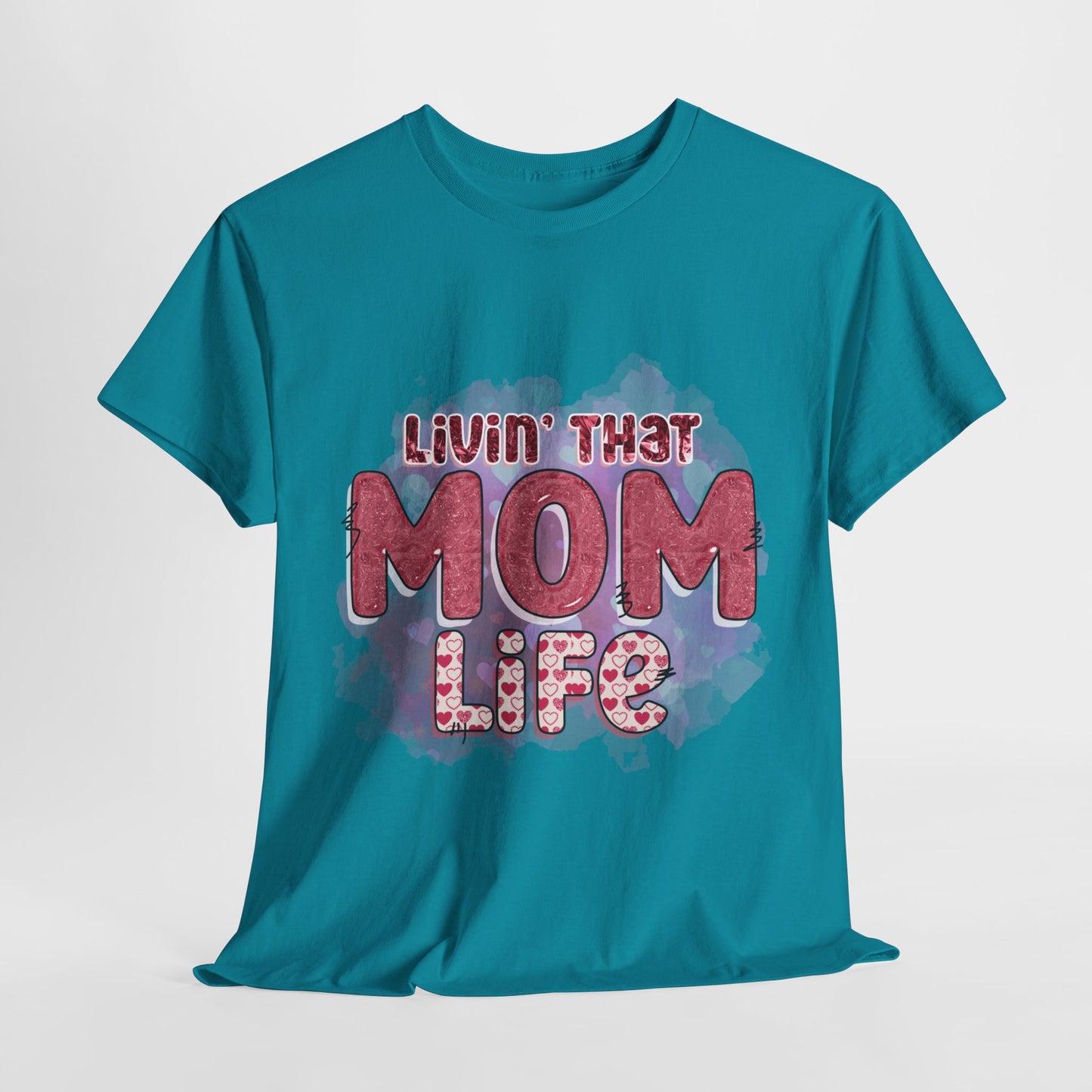 Livin that Mom Life | Cotton Tee - Kim’s Signature Beauty & Accessories