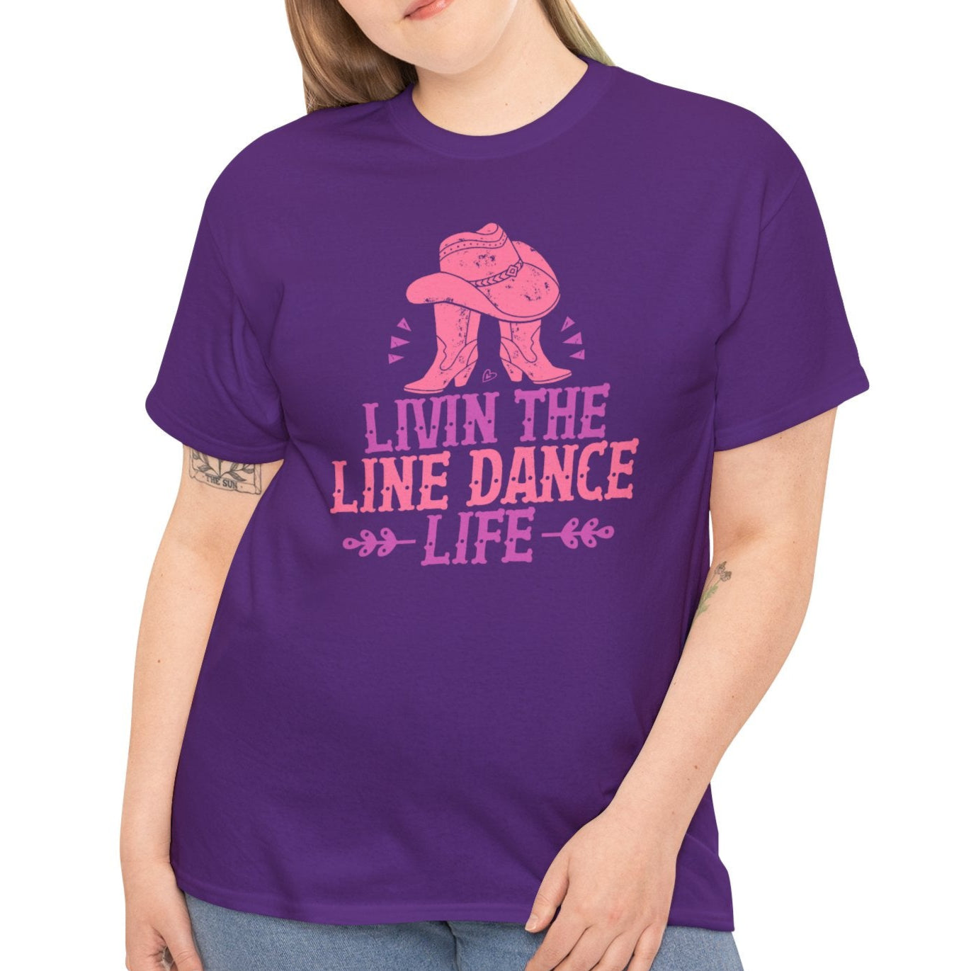 Livin’ the Line Dance Life –Country Cotton Tee 1 - Kim’s Signature Beauty & Accessories
