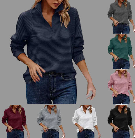 Loose Snake Bone Pattern Sweater - Kim’s Signature Beauty & Accessories