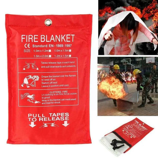 Fire Blanket Emergency Fiberglass Cloth - Kim’s Signature Beauty & Accessories