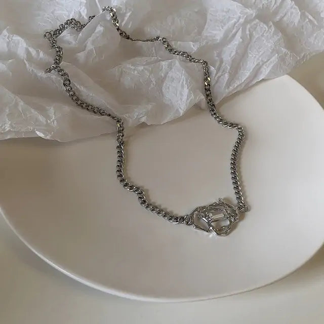 Pink Heart Pendant Necklace | Earrings - Kim’s Signature Beauty & Accessories