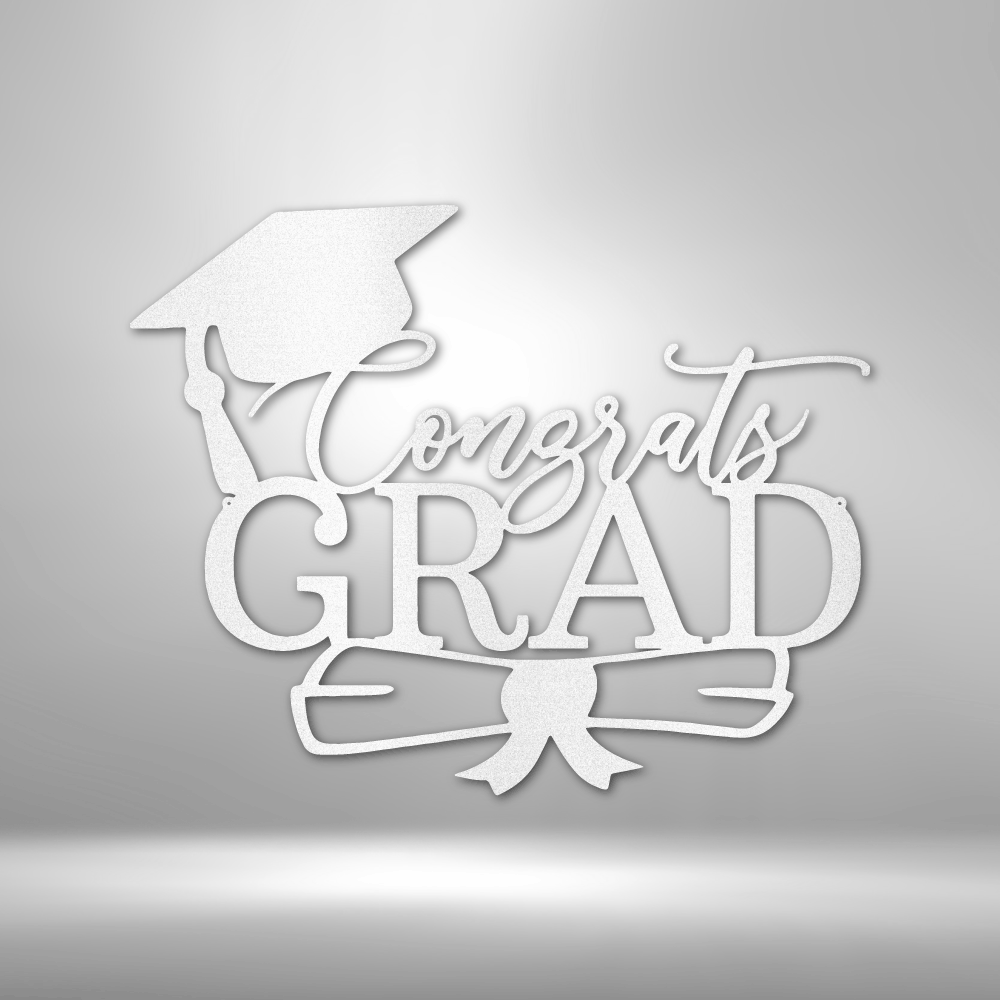 Congrats Grad Cap - Steel Sign - Kim’s Signature Beauty & Accessories (Store description)