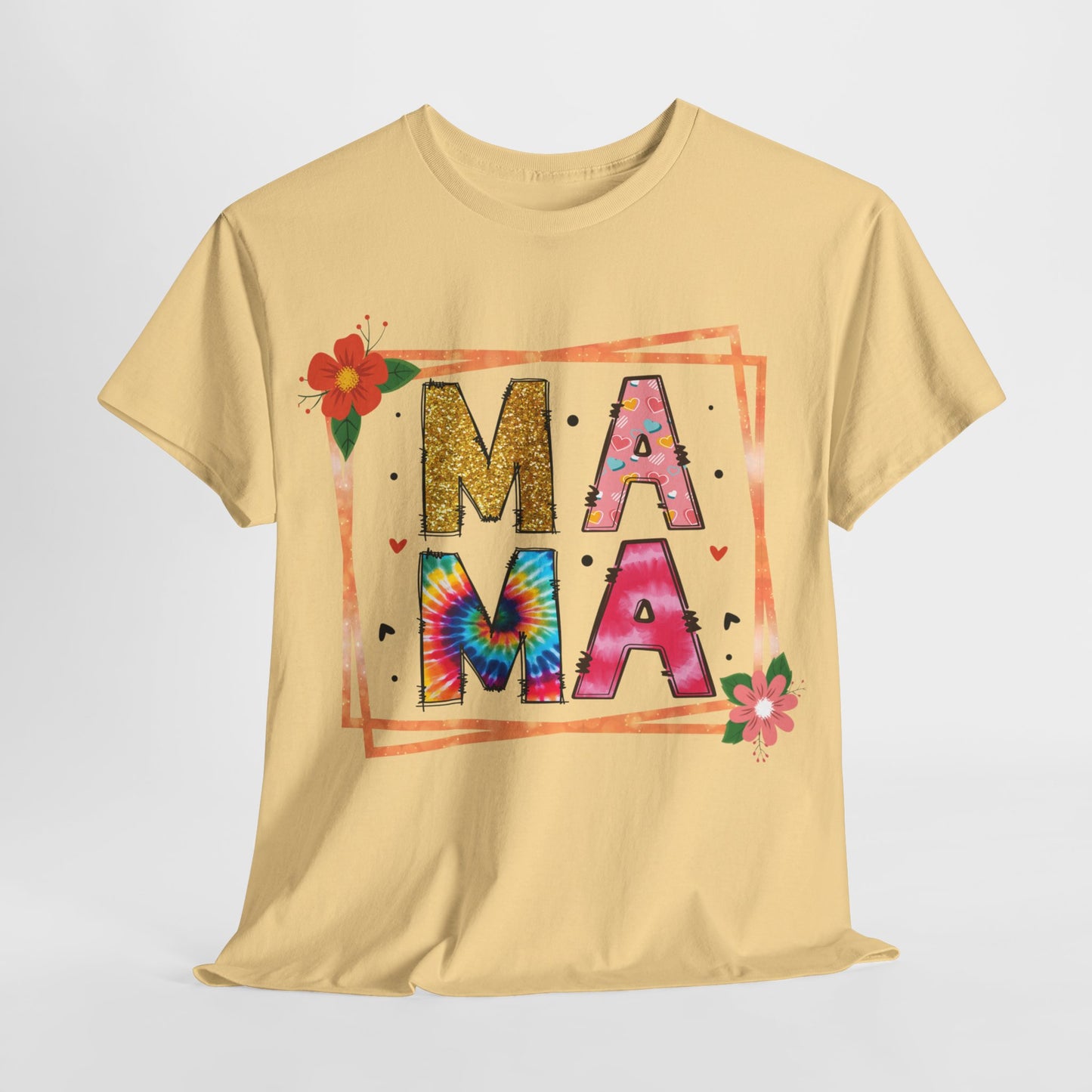 Ma Ma Vibrant Floral Cotton Tee - Kim’s Signature Beauty & Accessories
