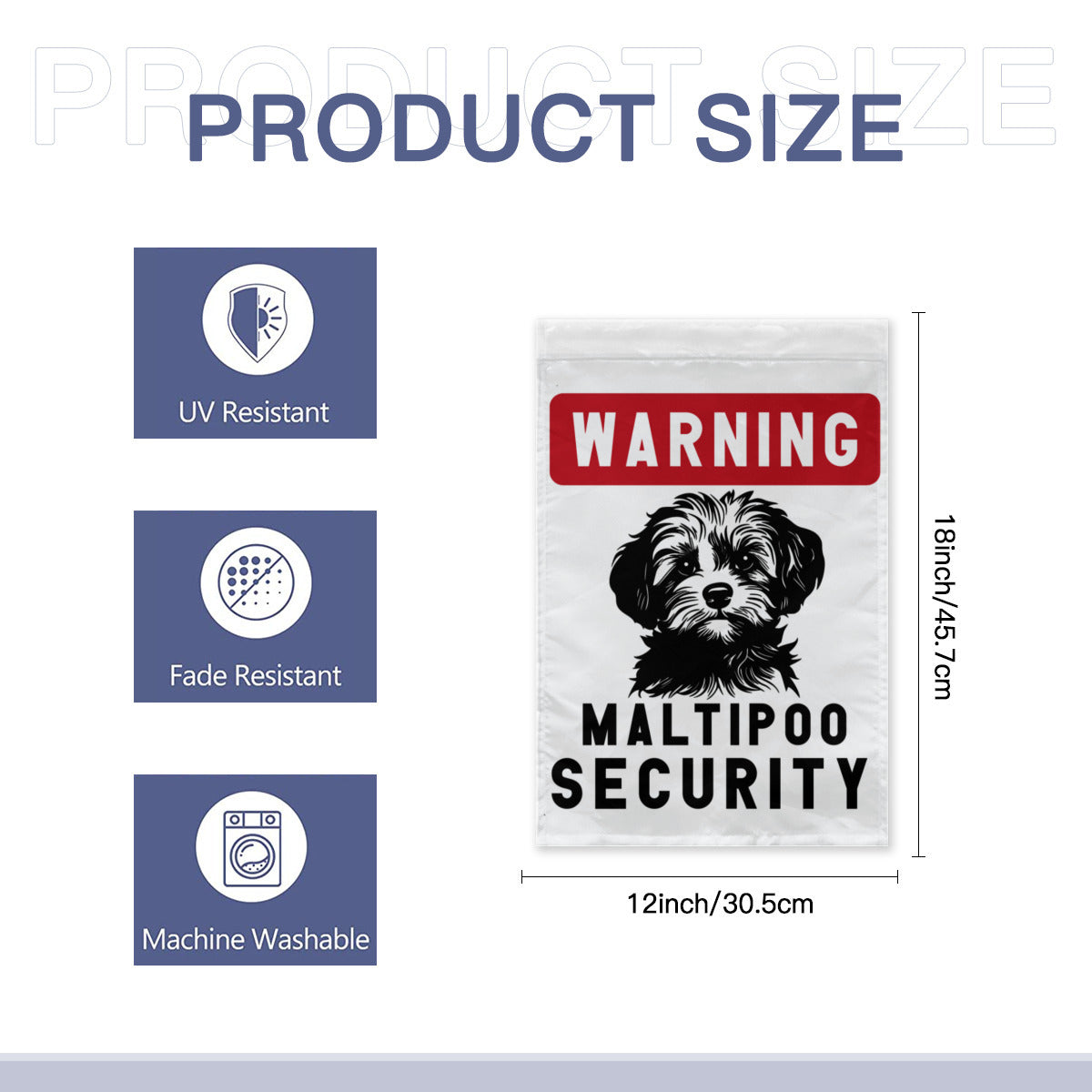 Maltipoo Security Yard flag - Kim’s Signature Beauty & Accessories