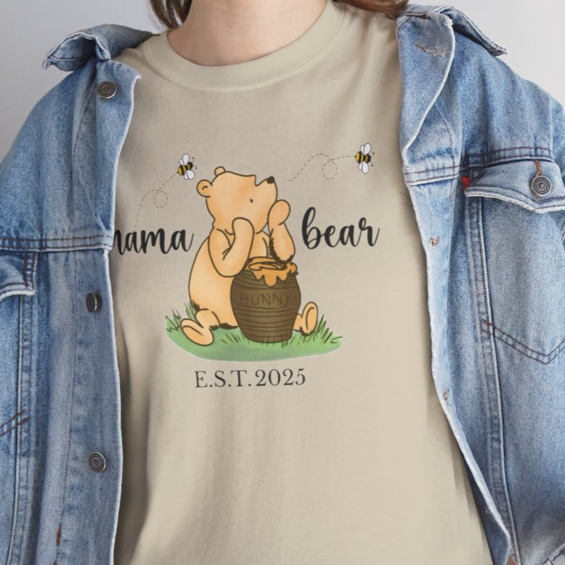 Mama Pooh Bear Tee - Personalized - Kim’s Signature Beauty & Accessories