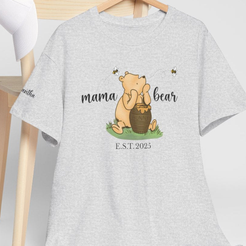 Mama Pooh Bear Tee - Personalized - Kim’s Signature Beauty & Accessories