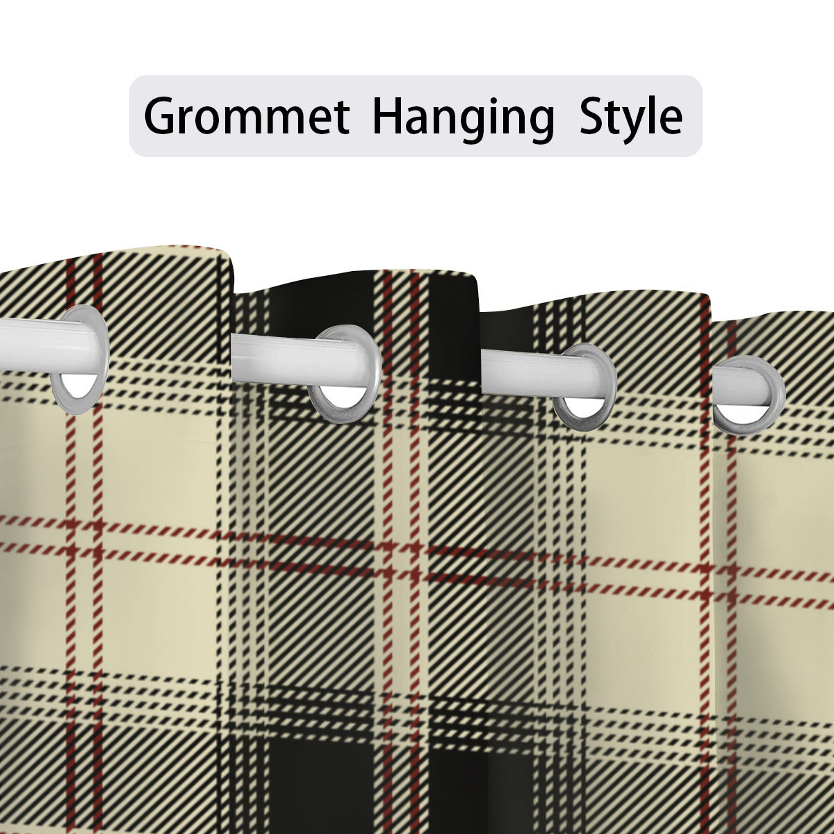 Manly Plaid Curtains - Kim’s Signature Beauty & Accessories