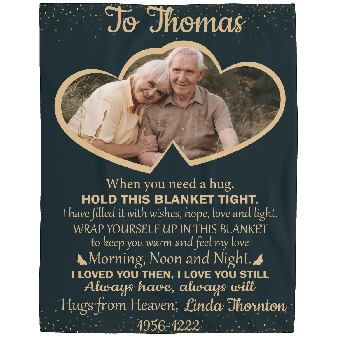 Memorial Photo Plush Fleece Blanket - Kim’s Signature Beauty & Accessories