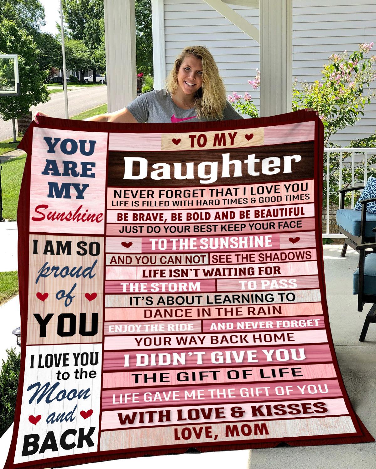 To My Daughter Never forget I love you Mom - Kim’s Signature Beauty & Accessories (Store description)