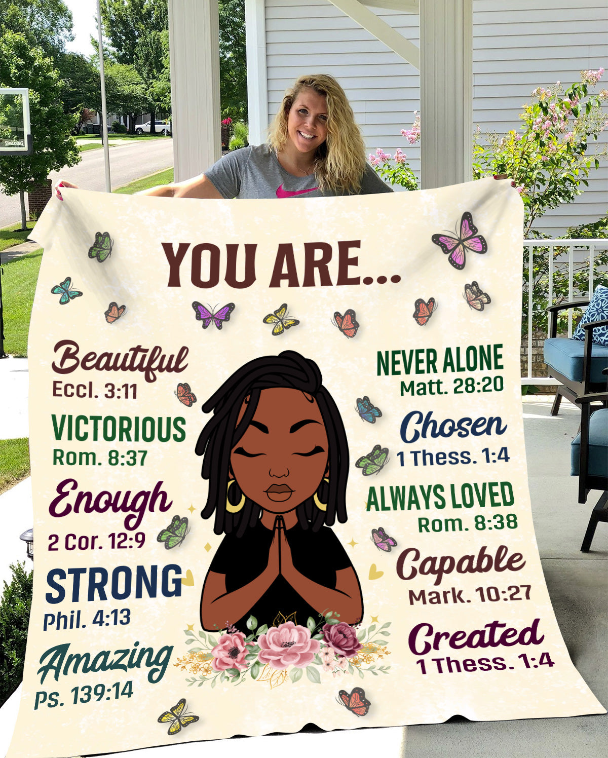 You Are | Blanket - Kim’s Signature Beauty & Accessories (Store description)