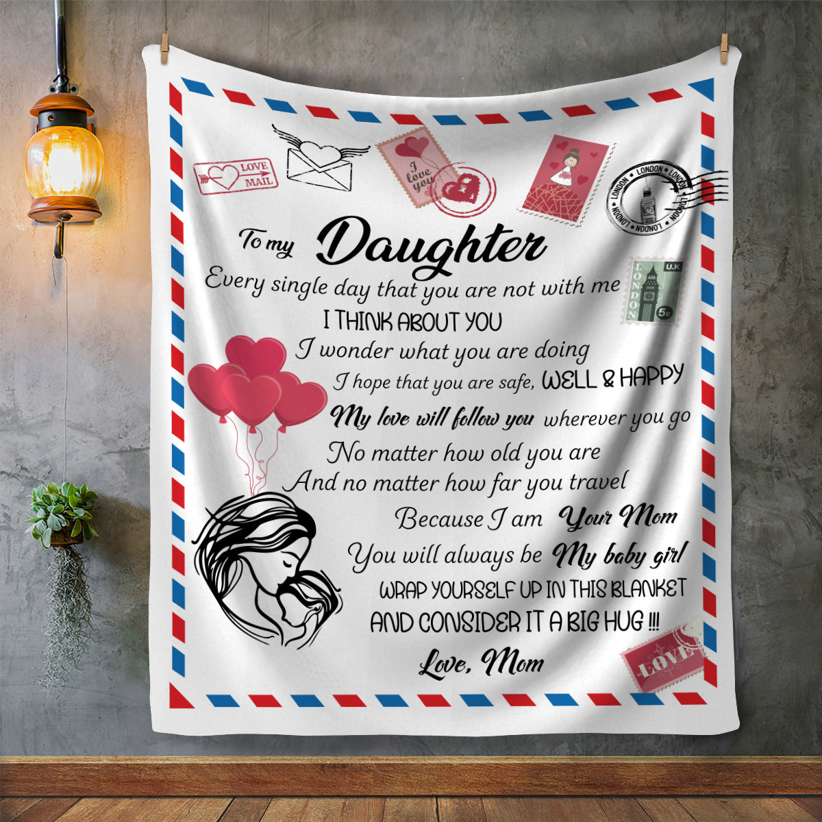 Daughter, You are my Baby Girl Blanket - Kim’s Signature Beauty & Accessories (Store description)