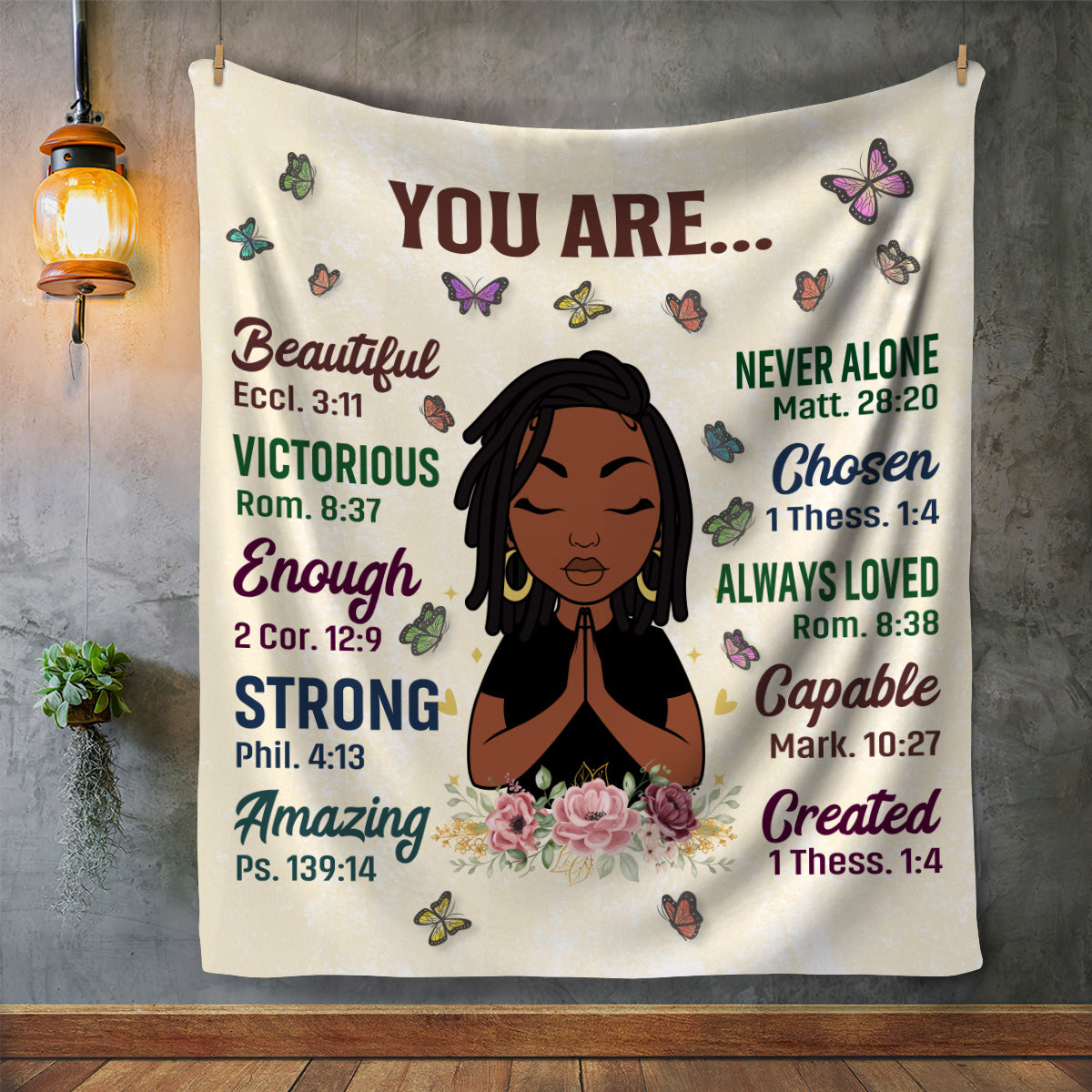 You Are | Blanket - Kim’s Signature Beauty & Accessories (Store description)