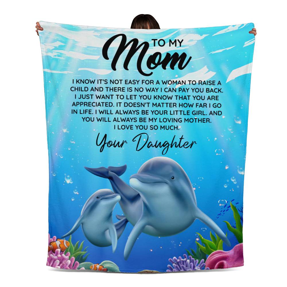 Mom, I love you blanket - Kim’s Signature Beauty & Accessories