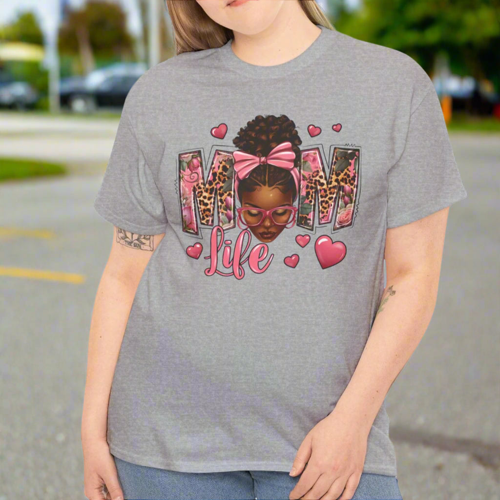 Mom Life Comfort Cotton T-Shirt - Kim’s Signature Beauty & Accessories