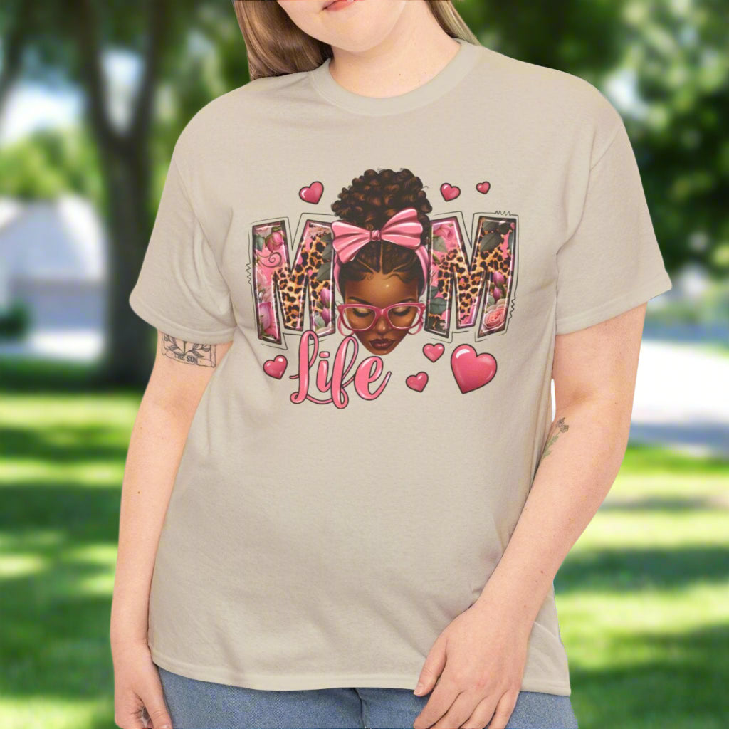 Mom Life Comfort Cotton T-Shirt - Kim’s Signature Beauty & Accessories