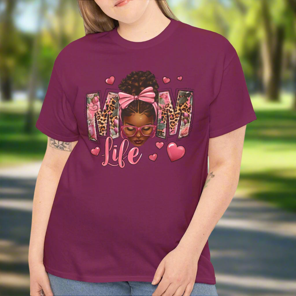 Mom Life Comfort Cotton T-Shirt - Kim’s Signature Beauty & Accessories