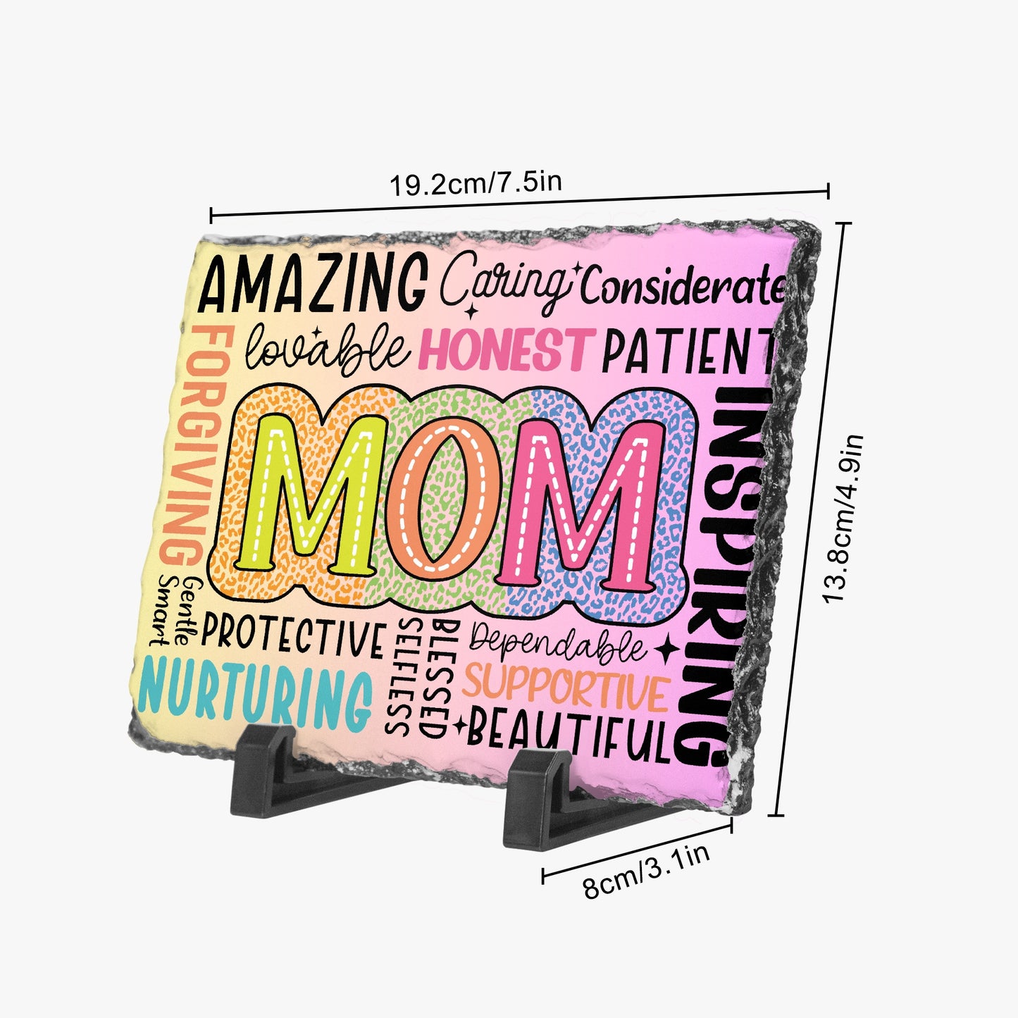 Mom is... Rectangular Photo Slate - Kim’s Signature Beauty & Accessories