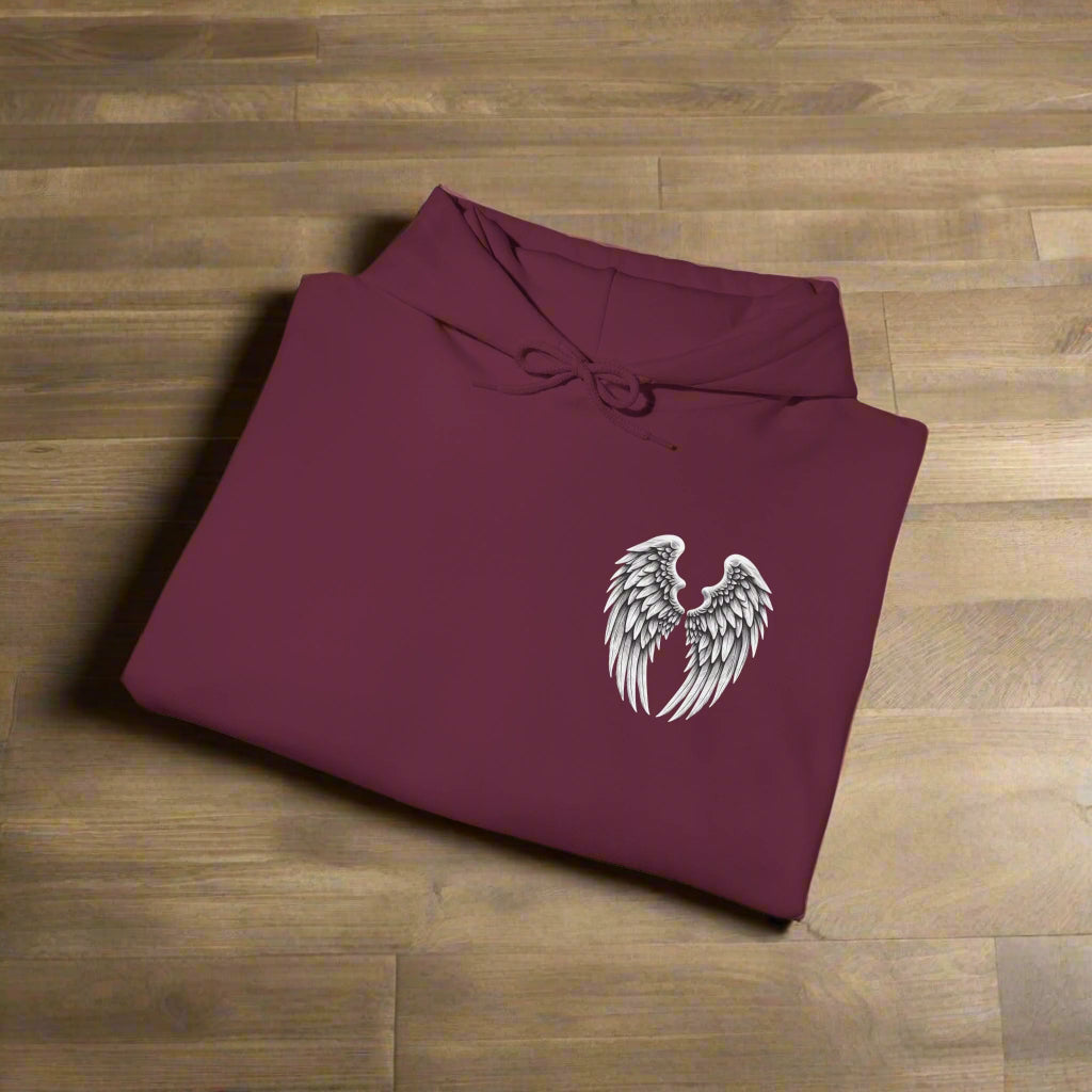 Mom is my guardian Angerl Hooded Sweatshirt - Kim’s Signature Beauty & Accessories