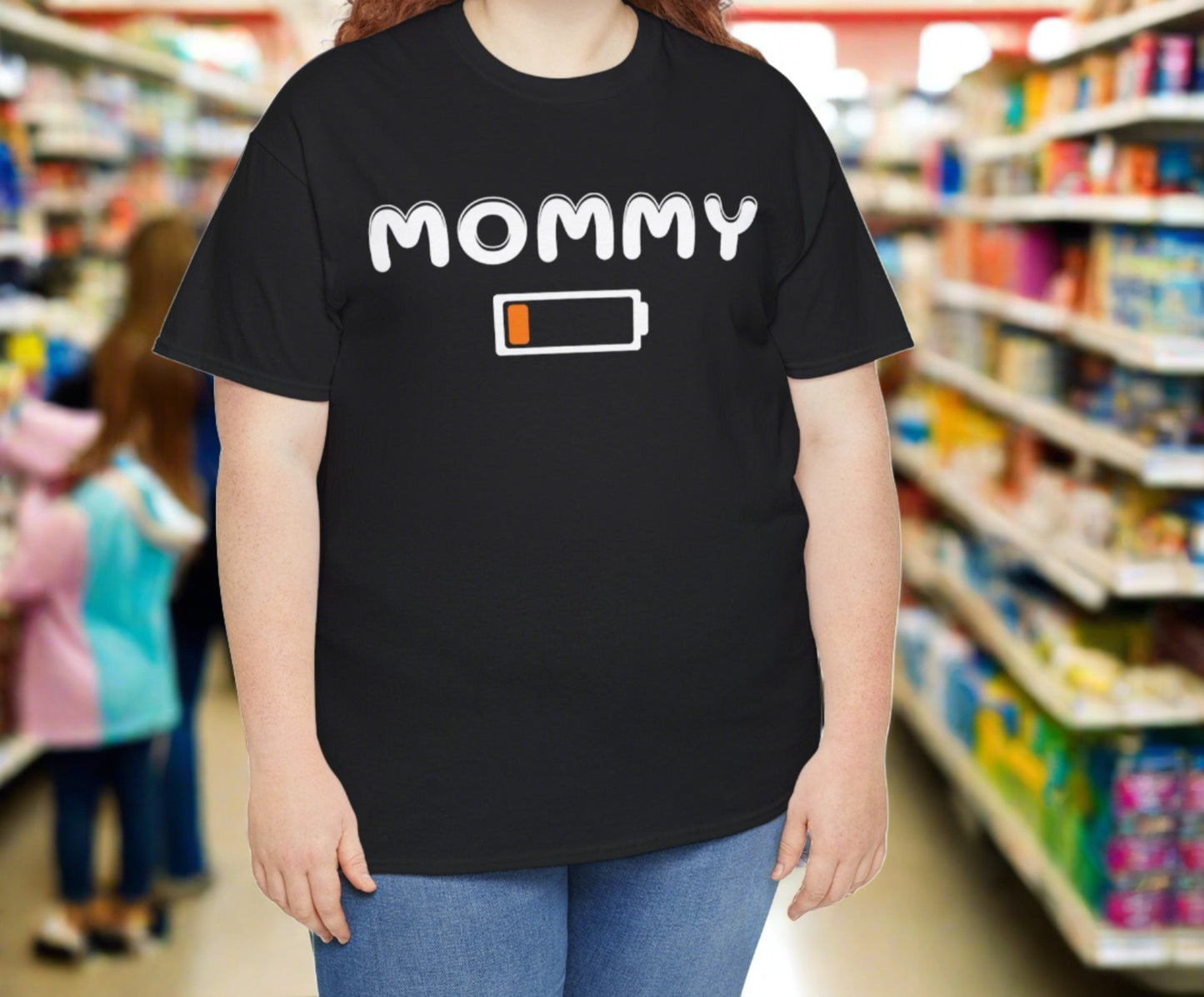 Mommy Needs A Recharge | Unisex Heavy Cotton Tee - Kim’s Signature Beauty & Accessories